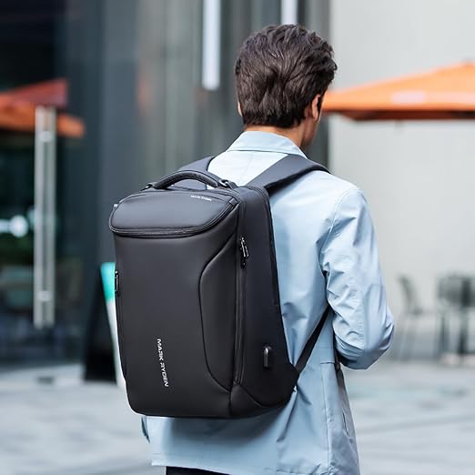 MARK RYDEN Business Backpack for Men, Waterproof High Tech Backpack with Sport Car Shape Design and USB Charging Port Attarify Attarify attarif.store.