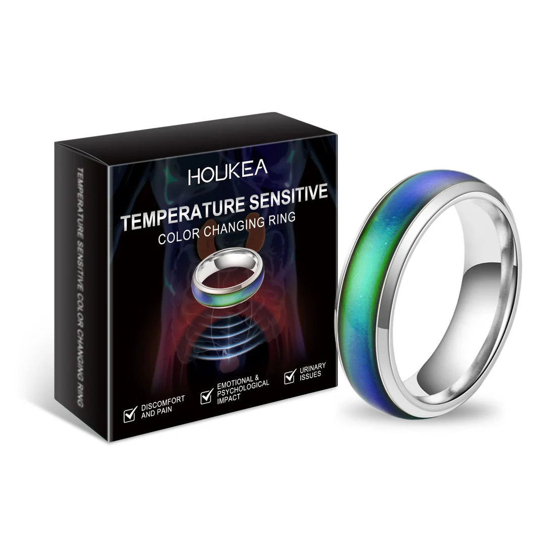 Color Changing Ring Portable Fashion Men Attarify Attarify attarify.store.